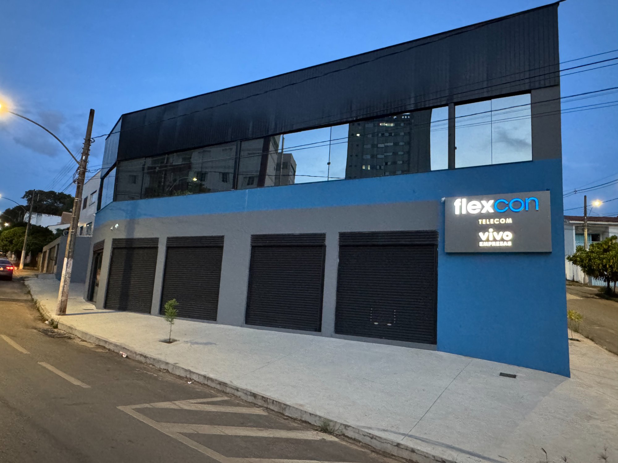 Fachada Flexcon Telecom – Parceiro Vivo Empresas